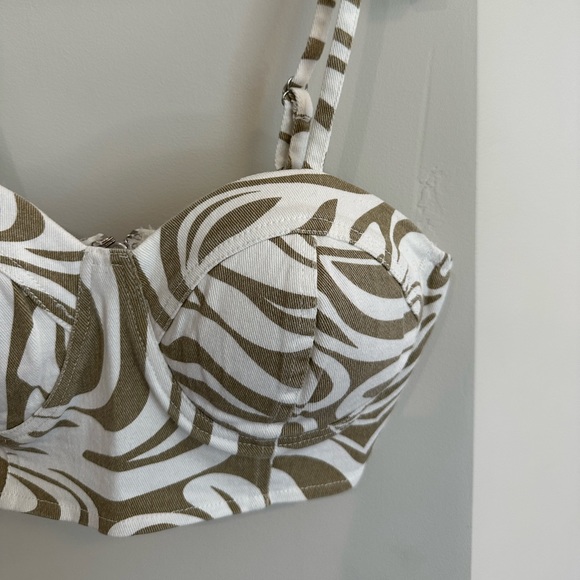 Handmade Denim Crop Top from Nashville, TN - Picture 2 of 4